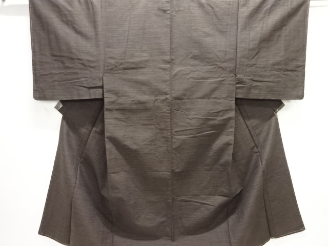 JAPANESE KIMONO / MENS ENSEMBLE KIMONO / SILK / TSUMUGI